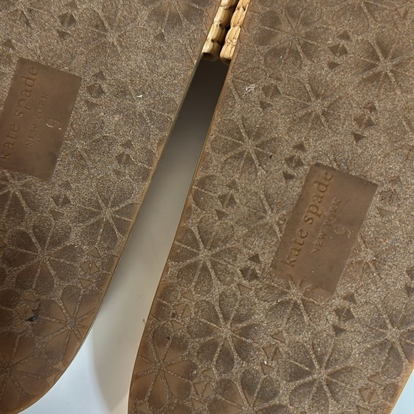 ♠️Kate Spade Maribelle Raffia Slide Sandals size 9 - Picture 13 of 13